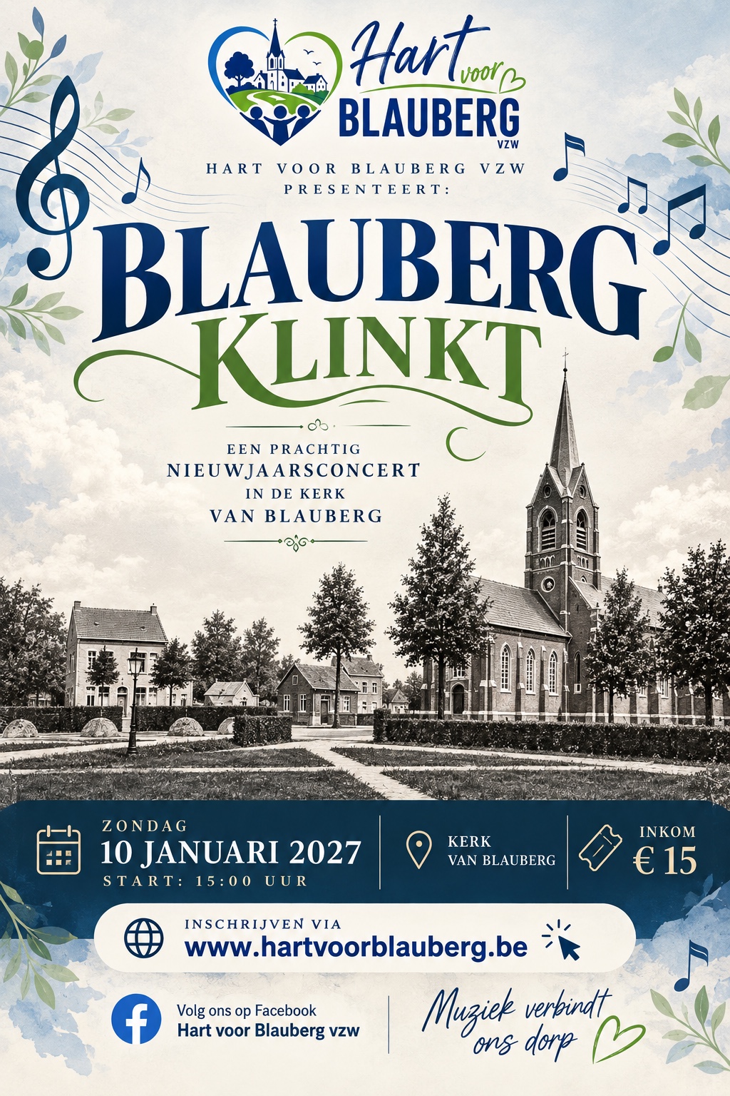 Affiche Blauberg Klinkt 10 januari 2027